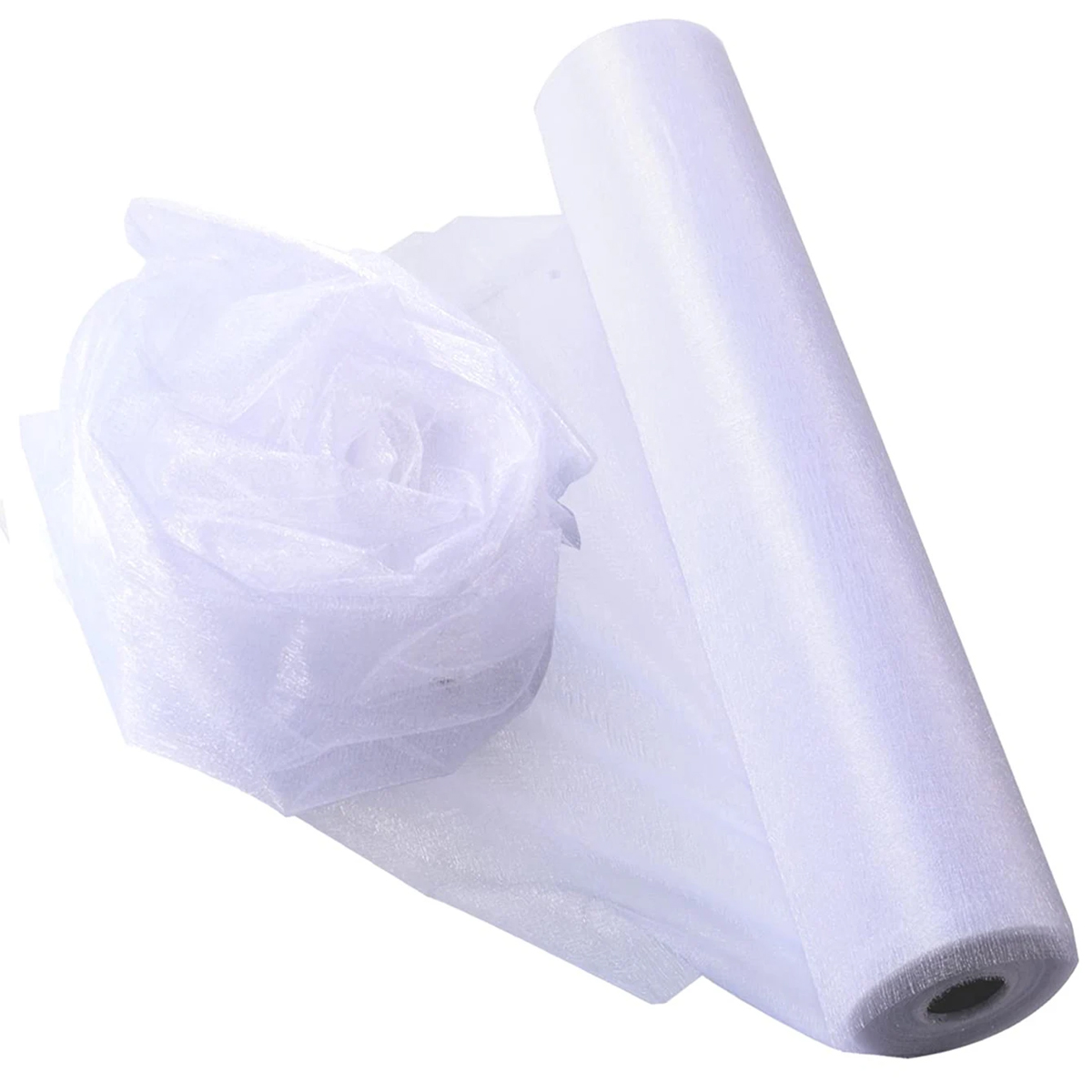 Crystal Organza Fabric Tulle - - Organza Ribbon Spool incelemesi ve fiyatı