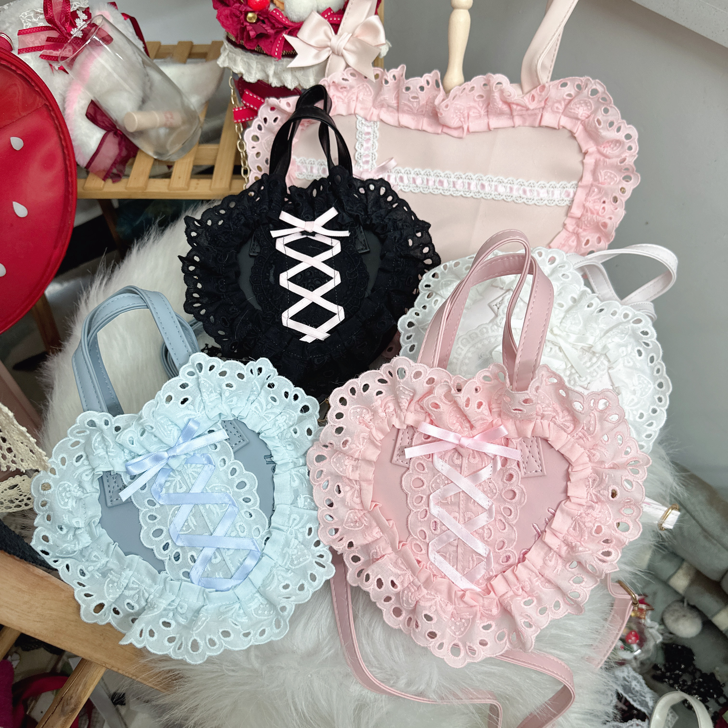 Japanese Daily Out Dating Loli - Lace Ribbon Trim incelemesi ve fiyatı