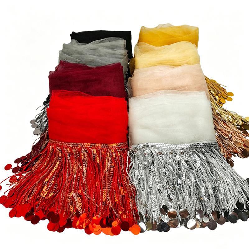 10 Yards Sequins Tassel Lace T - Lace Ribbon Trim incelemesi ve fiyatı