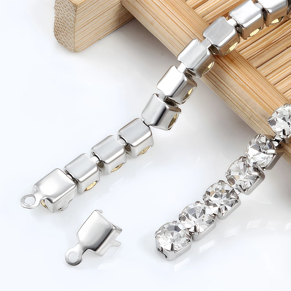 10/20Pcs Stainless Steel Gold  - Beaded Trim Fringe incelemesi ve fiyatı