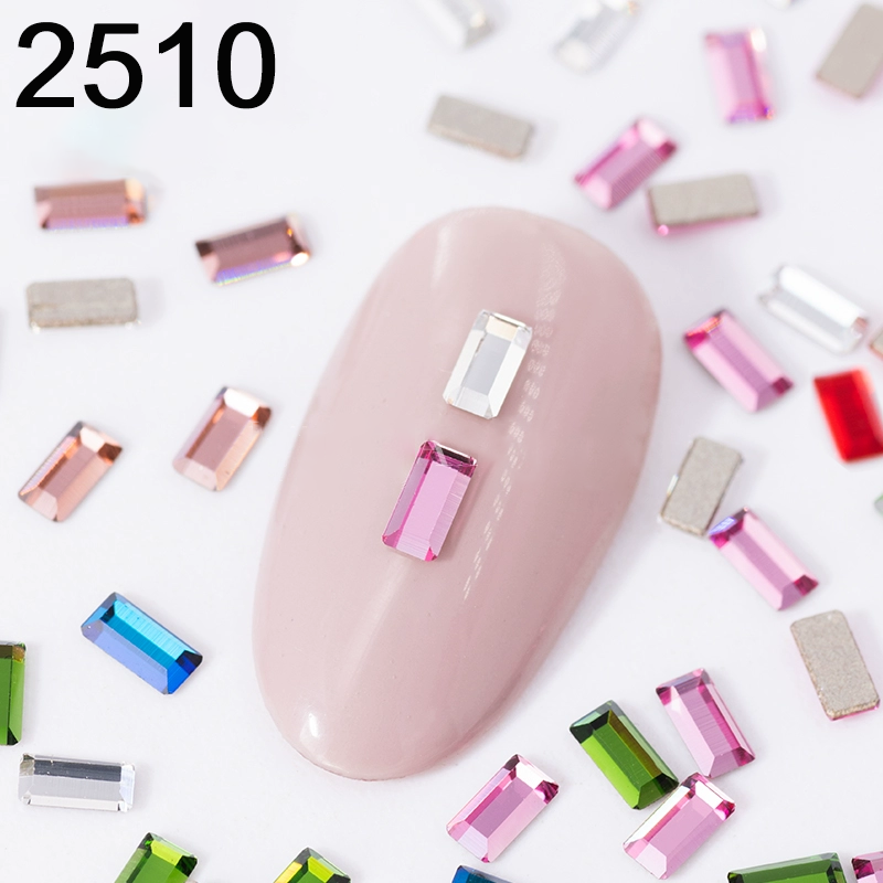2510 Baguette Flat Back No Hot - Hotfix Rhinestone Sheet incelemesi ve fiyatı