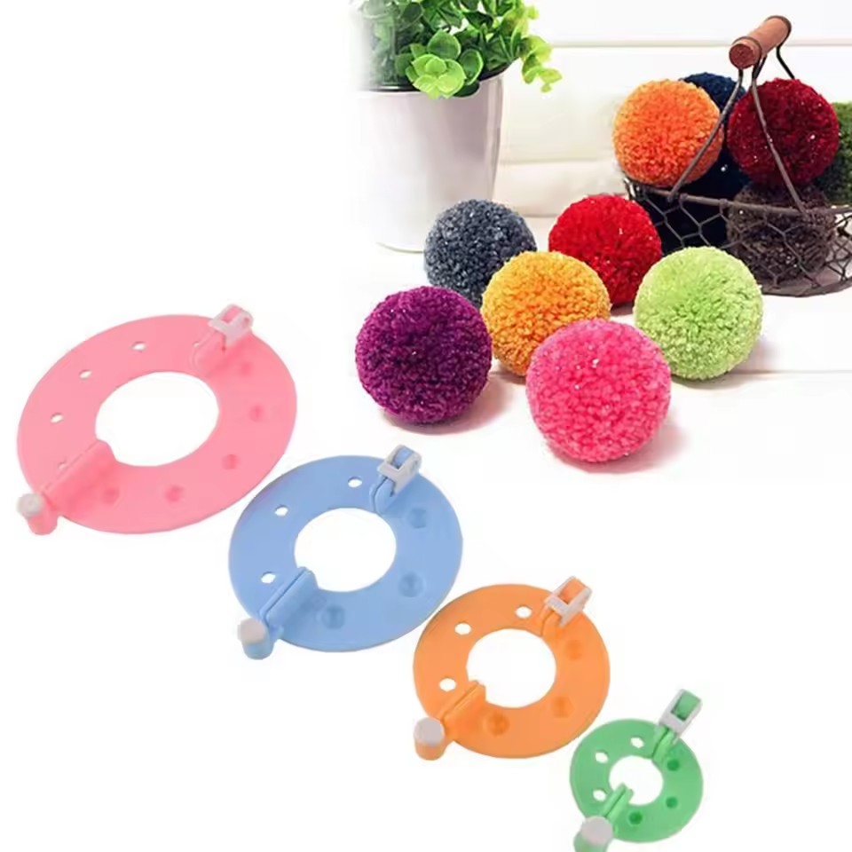 8PCS 4 Sizes Fluff Ball Weaver - Pom Pom Maker Tool incelemesi ve fiyatı