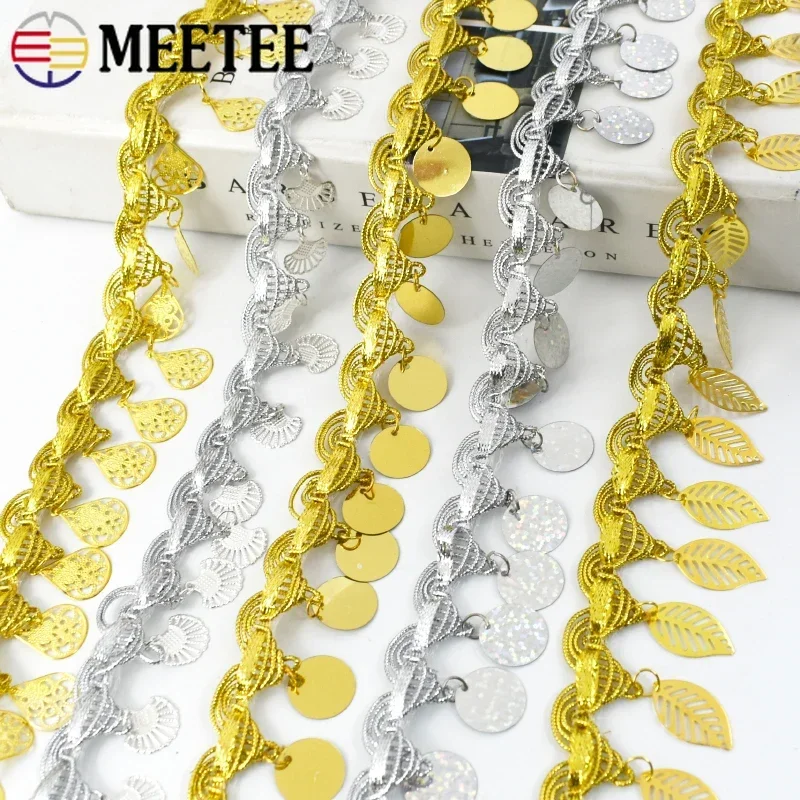 4/9Yards 3-5.5cm Sequin Tassel - Fringe Ribbon Sewing incelemesi ve fiyatı