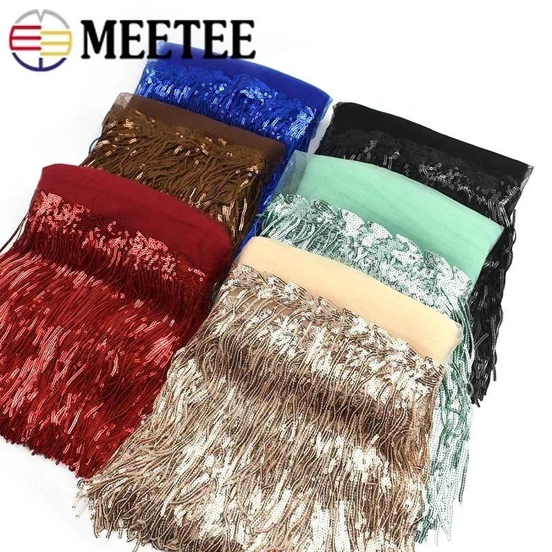 2/5/10Yards Sequin Embroidery  - Fringe Ribbon Sewing incelemesi ve fiyatı
