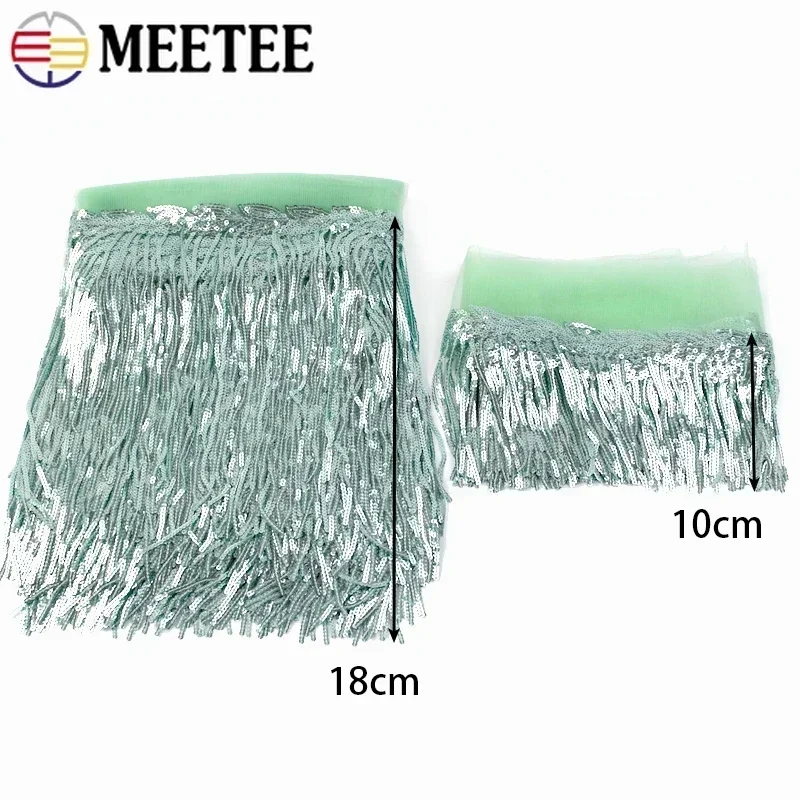 2/5/10Yards Sequin Embroidery  - Fringe Ribbon Sewing incelemesi ve fiyatı