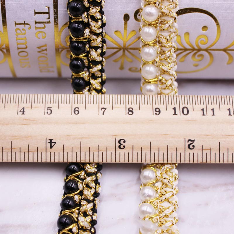 10yards DIY accessories Pearl  - Fringe Ribbon Sewing incelemesi ve fiyatı