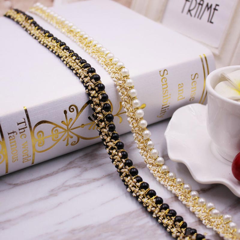 10yards DIY accessories Pearl  - Fringe Ribbon Sewing incelemesi ve fiyatı