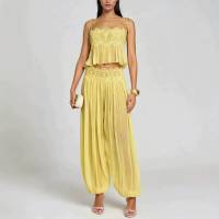 Boho Lace Trim Pink Chiffon 2- - Elastic Lace Trim incelemesi ve fiyatı