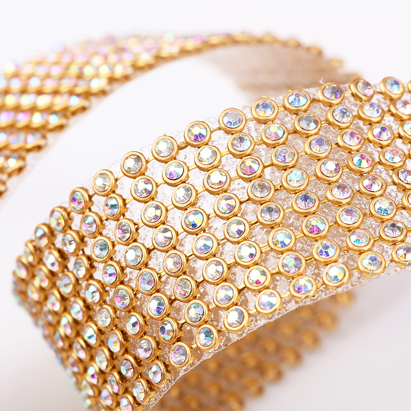 10rows Clear Crystal AB Rhines - Hotfix Rhinestone Sheet incelemesi ve fiyatı