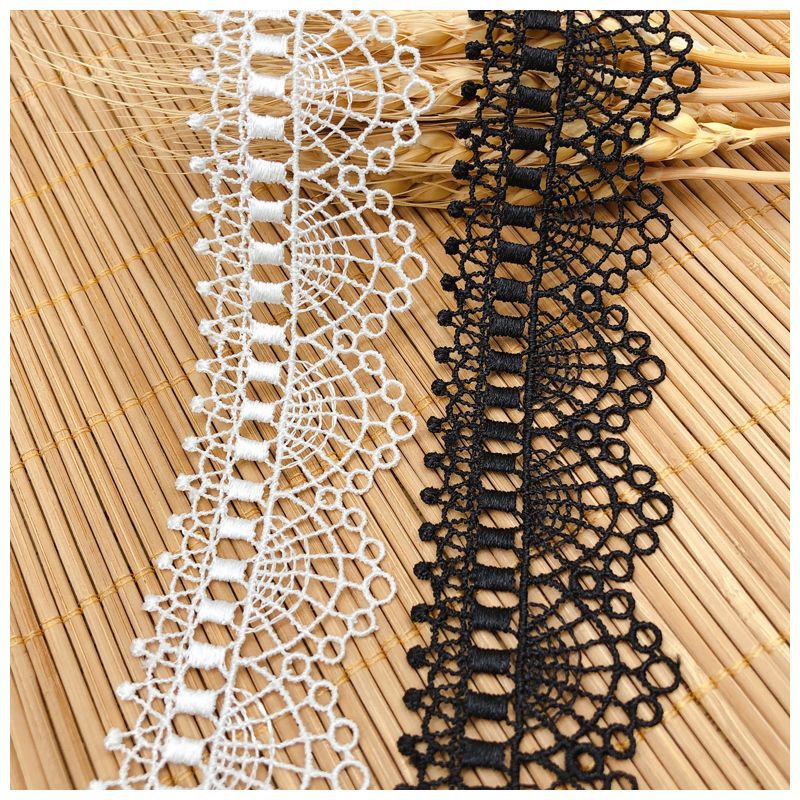 Hollow Embroidery Clavicle Cha - Lace Ribbon Trim incelemesi ve fiyatı