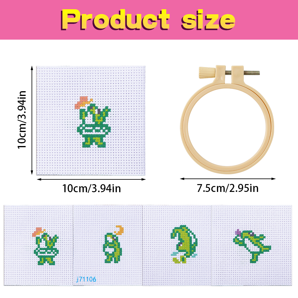 4pcs Embroidery Starter Kit DI - Embroidery Craft incelemesi ve fiyatı