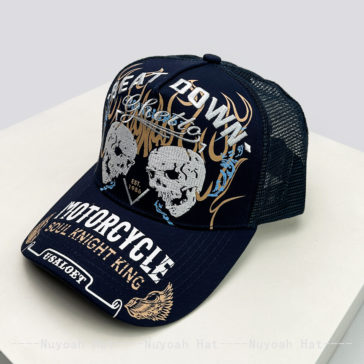 Skull Flame Embroidery Hard To - Embroidery Craft incelemesi ve fiyatı