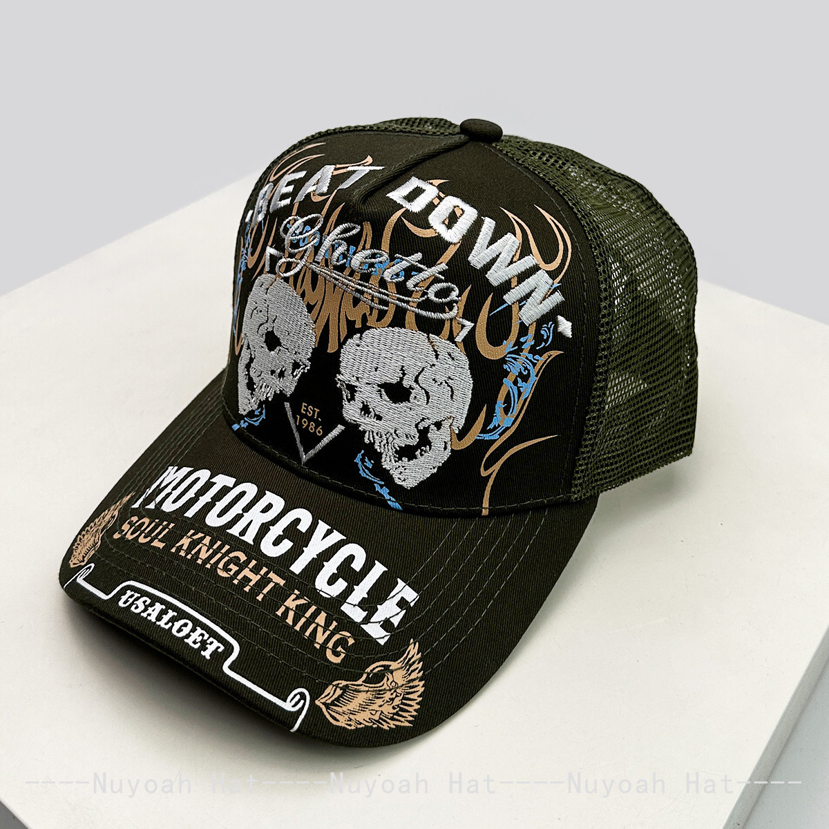 Skull Flame Embroidery Hard To - Embroidery Craft incelemesi ve fiyatı