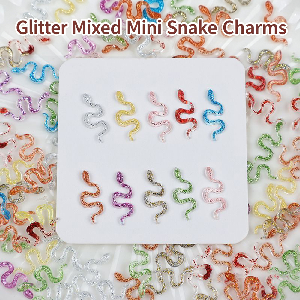 Tiny Shimmer Cartoon Snake Res - Embellishment Glue Craft incelemesi ve fiyatı