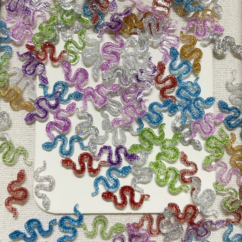 Tiny Shimmer Cartoon Snake Res - Embellishment Glue Craft incelemesi ve fiyatı