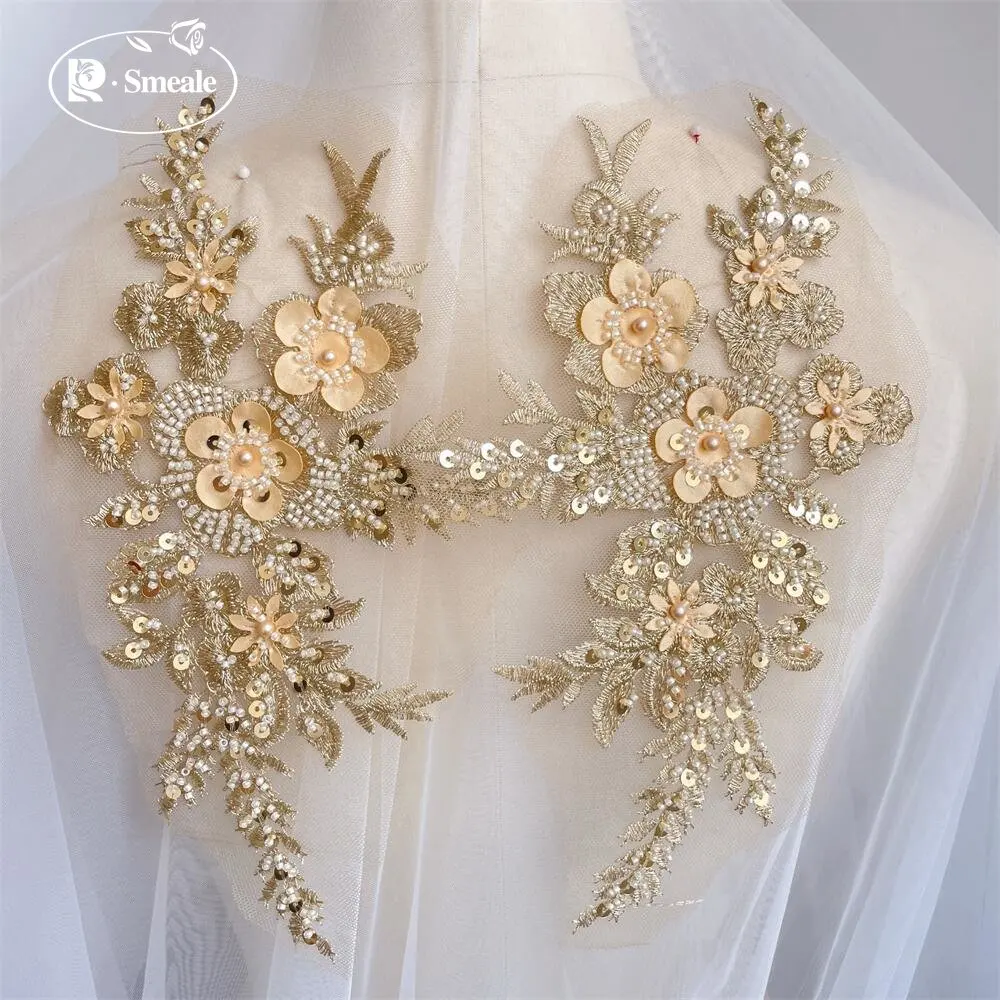 2PCS/1Pair New 12 Colors Sequi - Applique Patch Flower incelemesi ve fiyatı