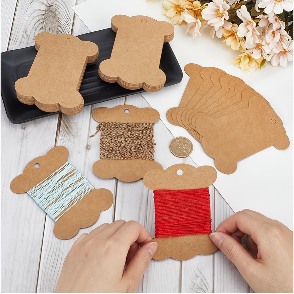 80Pcs Embroidery Thread Cardbo - Organza Ribbon Spool incelemesi ve fiyatı