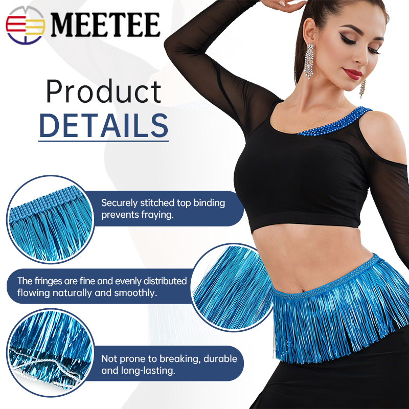 10M 10/15/20cm Shiny Metallic  - Fringe Ribbon Sewing incelemesi ve fiyatı