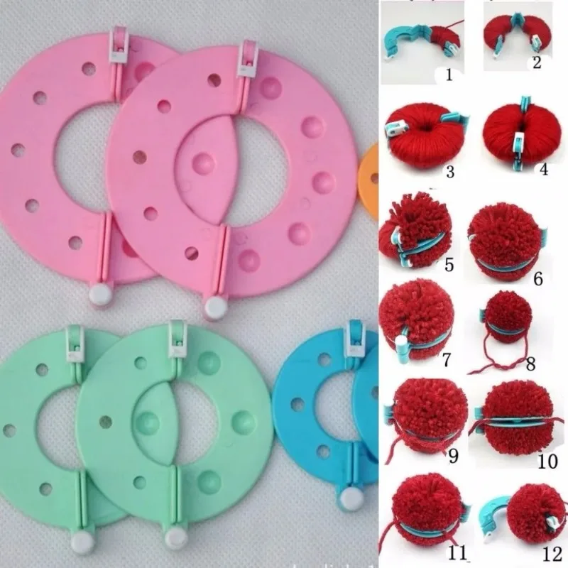 8PCS 4Sizes Fluff Ball Weaver  - Pom Pom Maker Tool incelemesi ve fiyatı