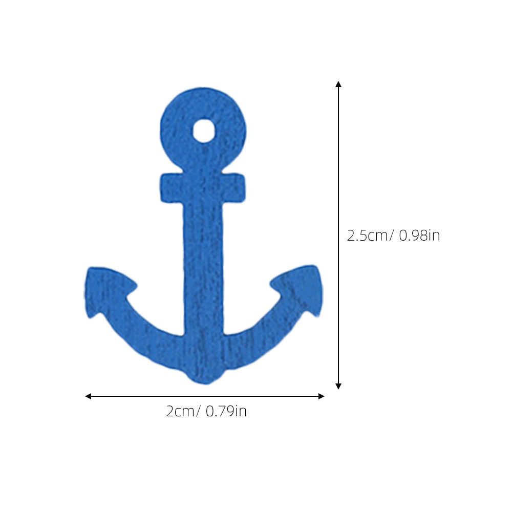 100 Pcs Wooden Anchor Mini Pen - Embellishments For Scrapbooking incelemesi ve fiyatı