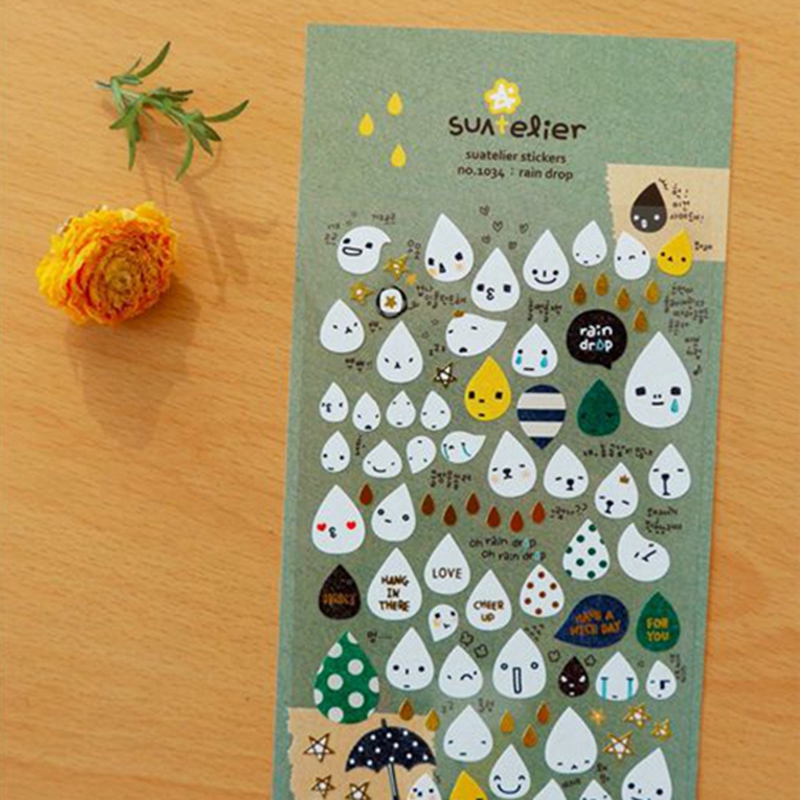 Korea Suatelier Rain Drop Stic - Embellishments For Scrapbooking incelemesi ve fiyatı