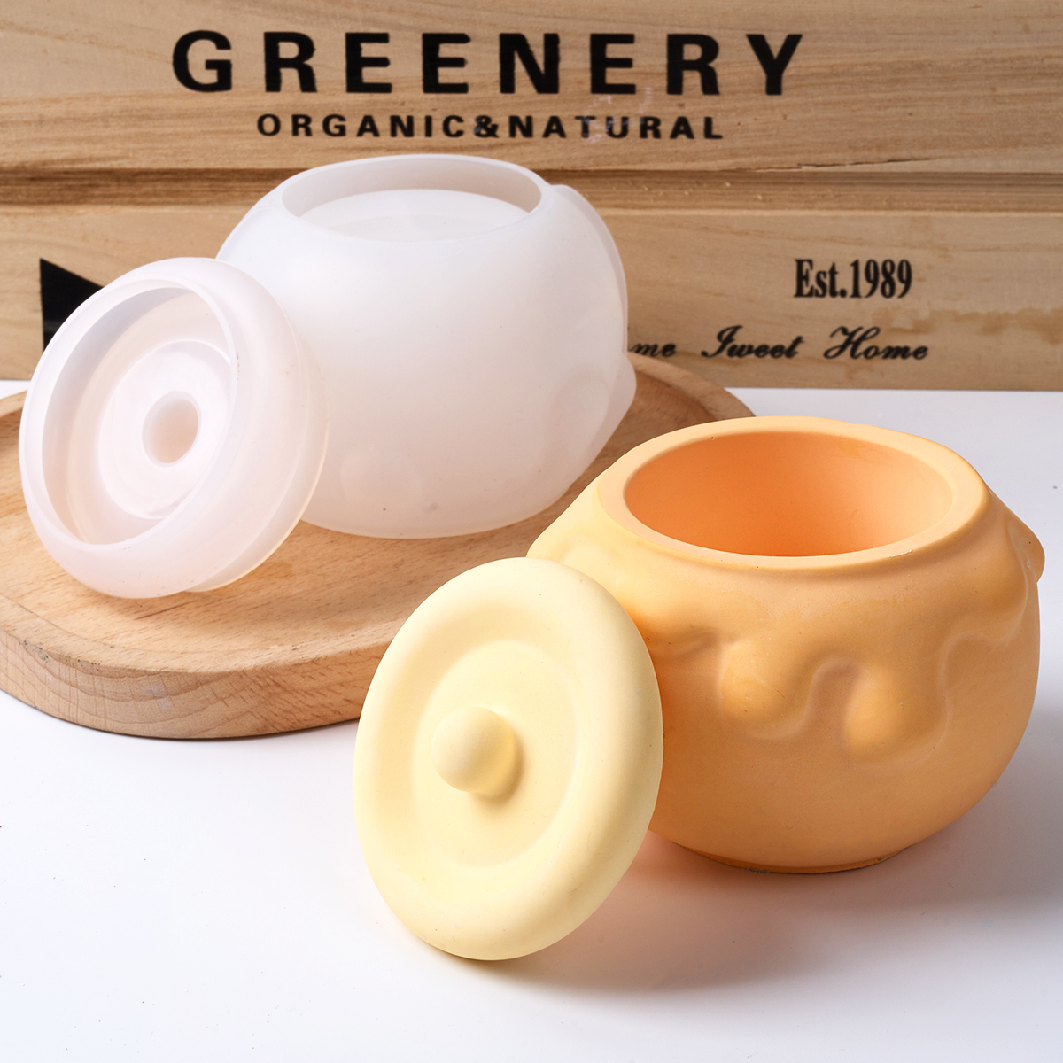 3D Honey Candle Jar Silicone M - Craft Embellishment Storage incelemesi ve fiyatı