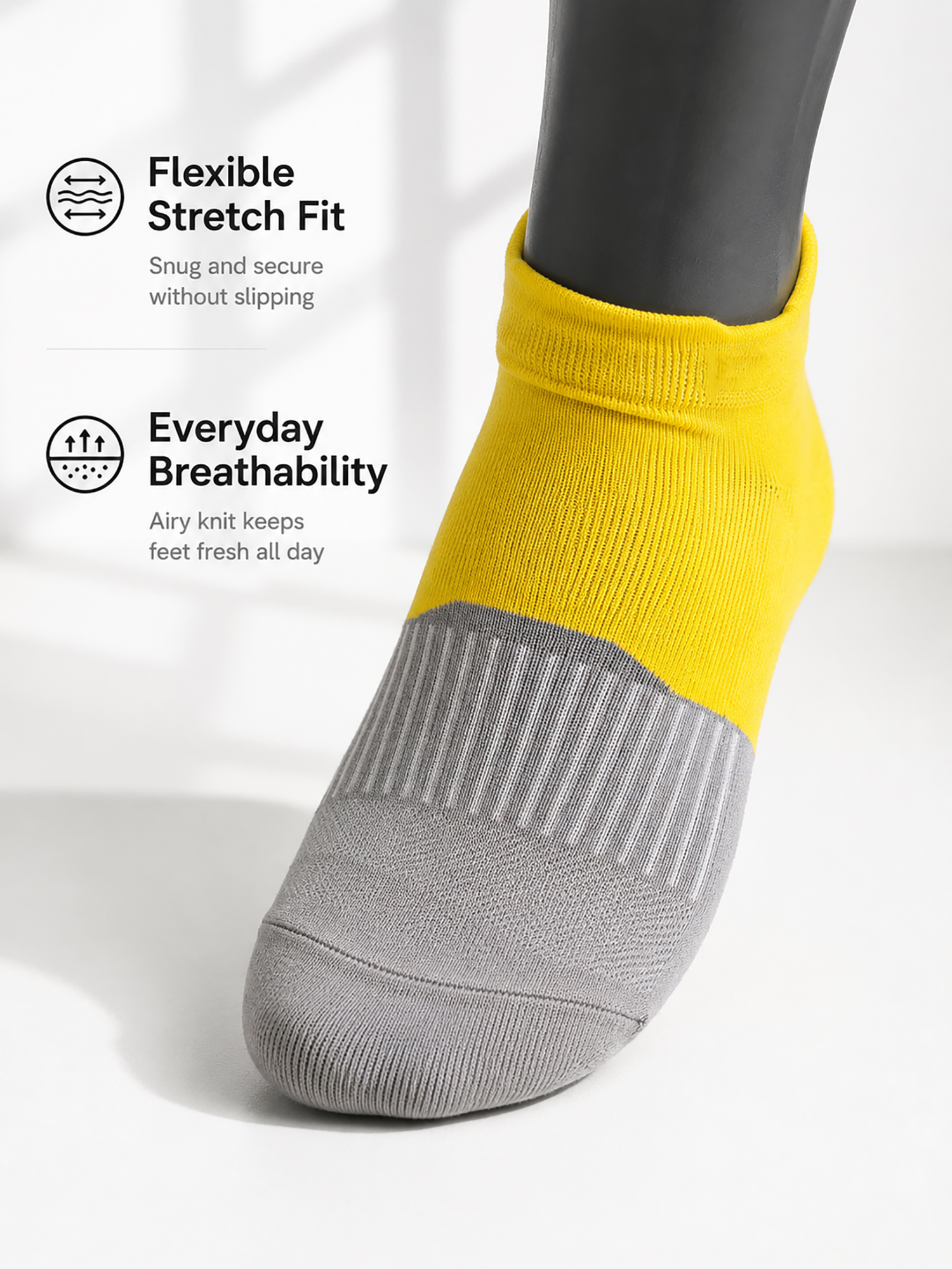 1/4/6Pairs Men's Color Block A - Embellish Knit incelemesi ve fiyatı
