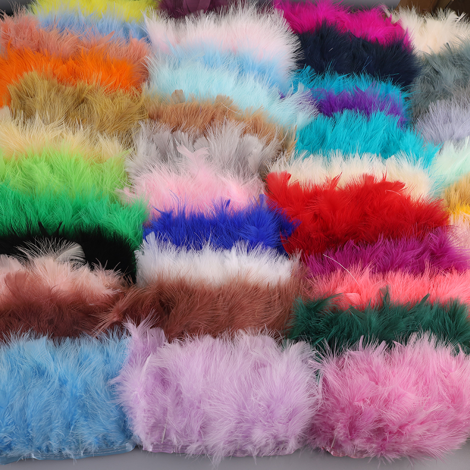 10-15cm Turkey Feathers Trim F - Feather Trim Marabou incelemesi ve fiyatı