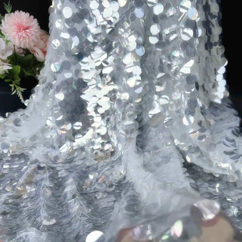 Encrypted Crystal Sequin Fabri - Crystal Mesh Fabric incelemesi ve fiyatı