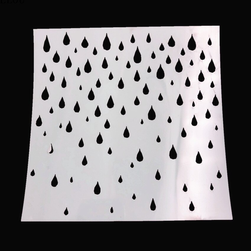 15*15 Raindrops Scrapbook Sten - Embellishments For Scrapbooking incelemesi ve fiyatı