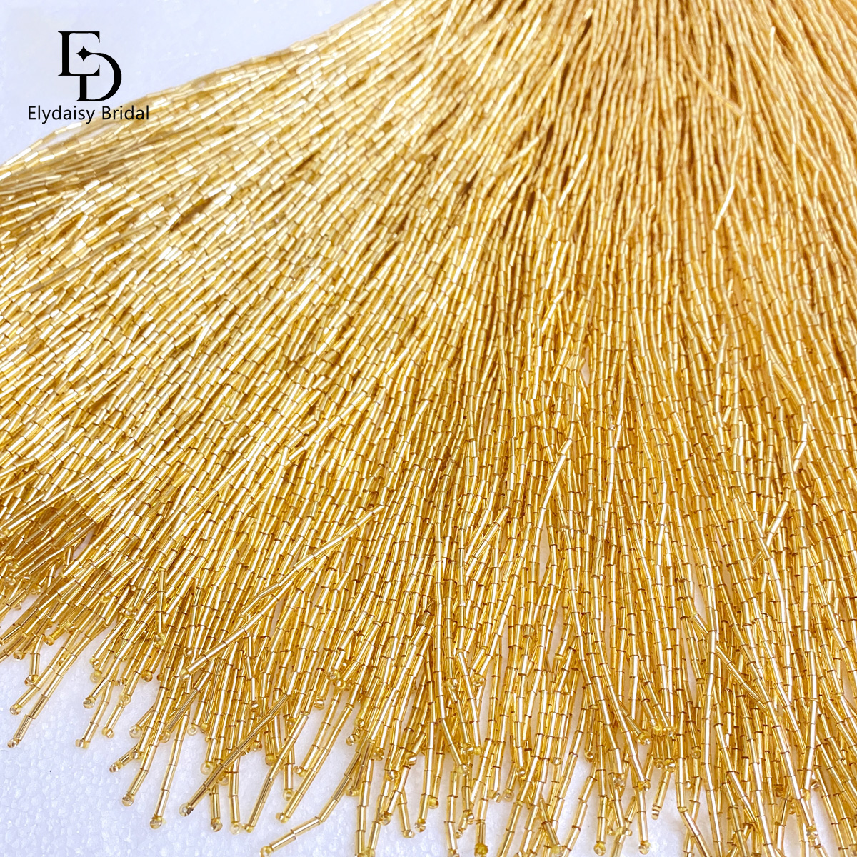 ELYDAISY 1Meter Length Champag - Fringe Ribbon Sewing incelemesi ve fiyatı