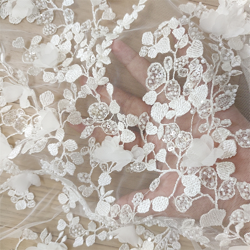 Ivory 3D Floral Hand Beaded La - Craft Embellishment incelemesi ve fiyatı