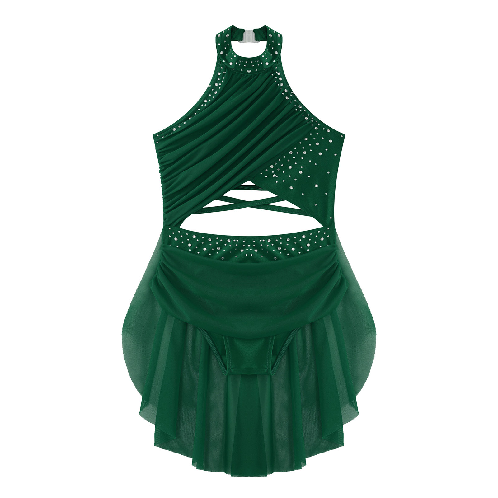 Girls Lyrical Dance Dress Rhin - Rhinestone Banding Trim incelemesi ve fiyatı