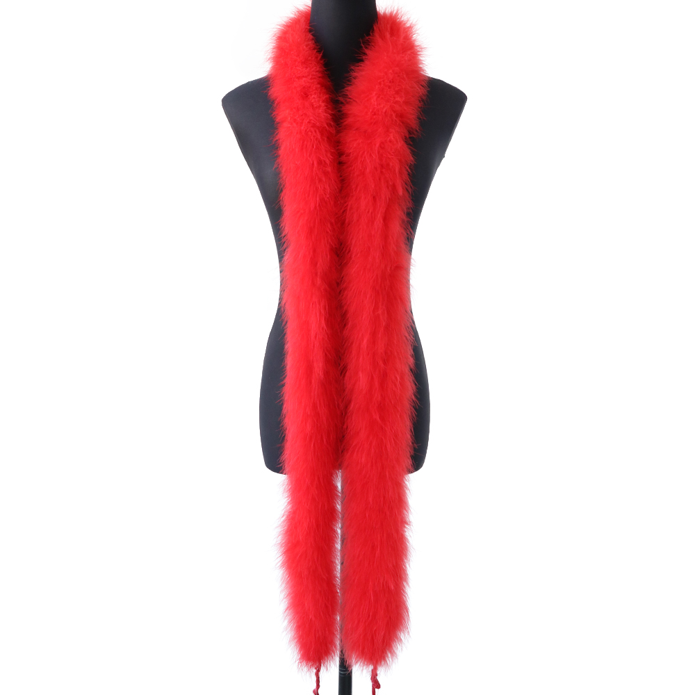 2M 50g Red Fluffy Turkey Marab - Feather Trim Marabou incelemesi ve fiyatı