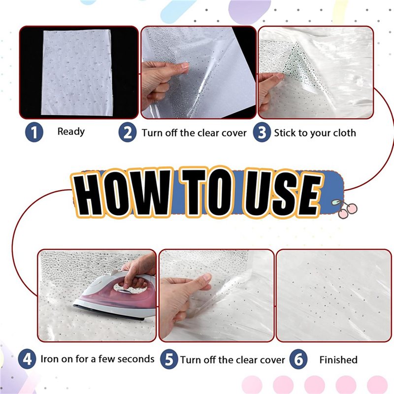18 Sheets Iron On Rhinestone T - Hotfix Rhinestone Sheet incelemesi ve fiyatı