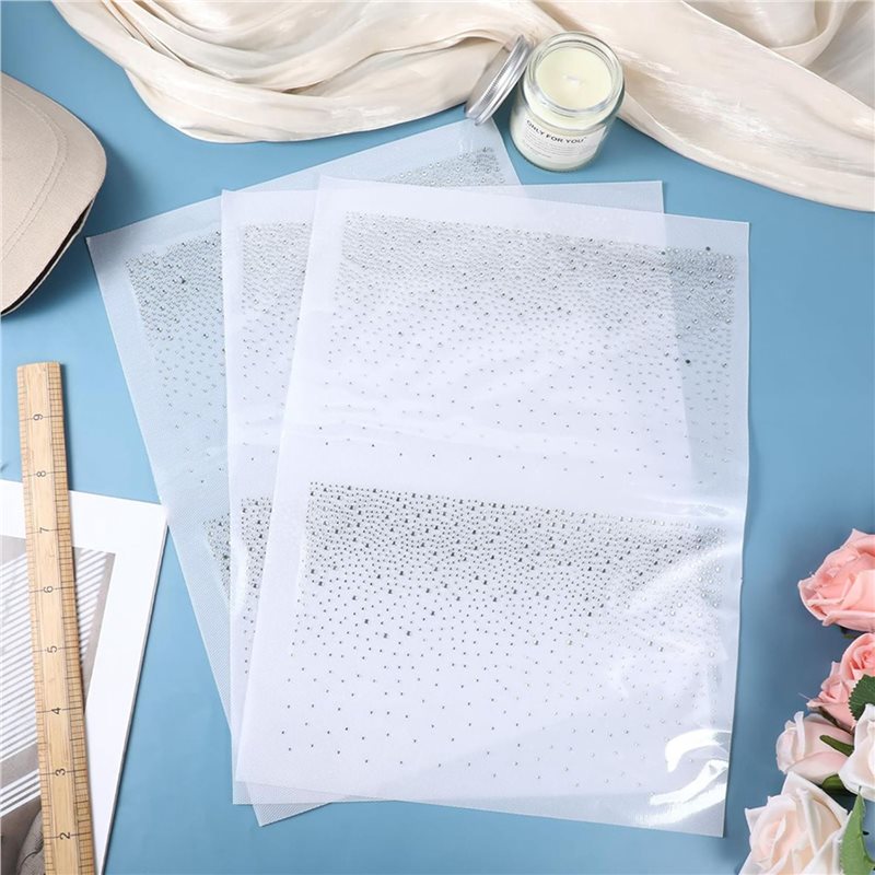 18 Sheets Iron On Rhinestone T - Hotfix Rhinestone Sheet incelemesi ve fiyatı