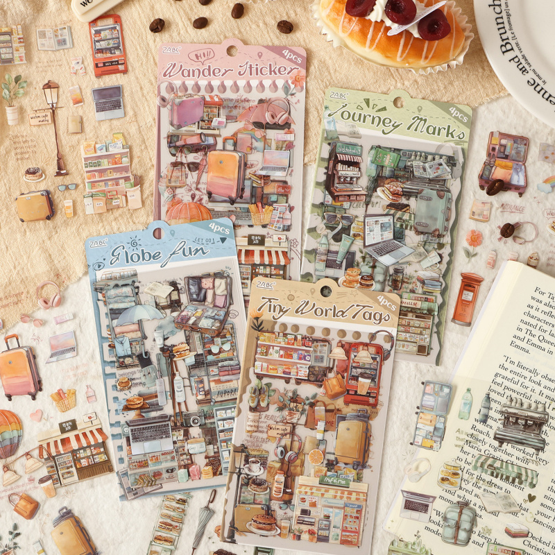 4pcs/pack Vintage Daily Item L - Embellishments For Scrapbooking incelemesi ve fiyatı