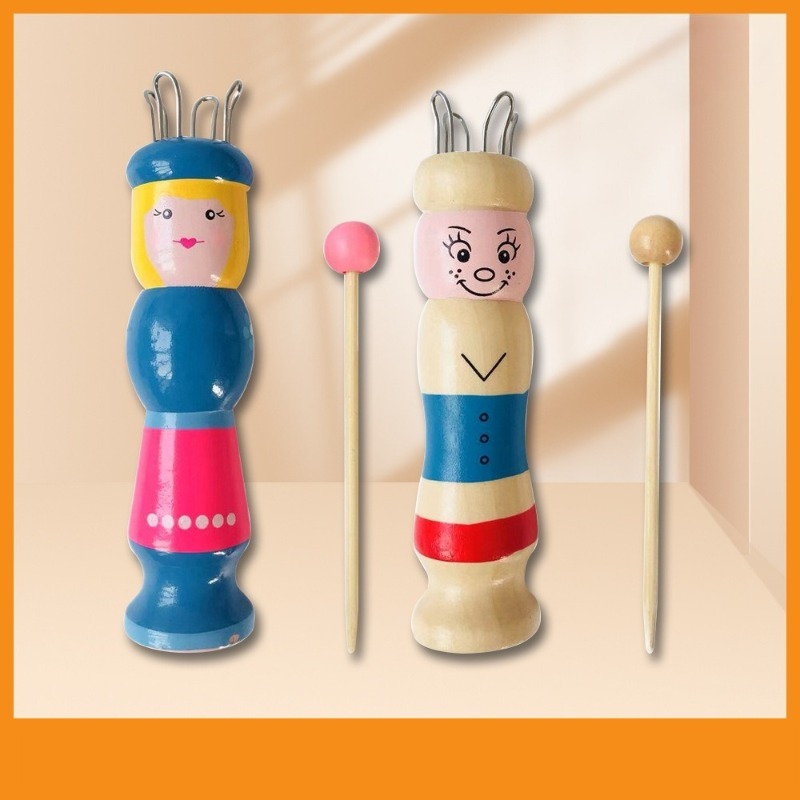 Wooden Doll French Knitter Kid - Pom Pom Maker Tool incelemesi ve fiyatı