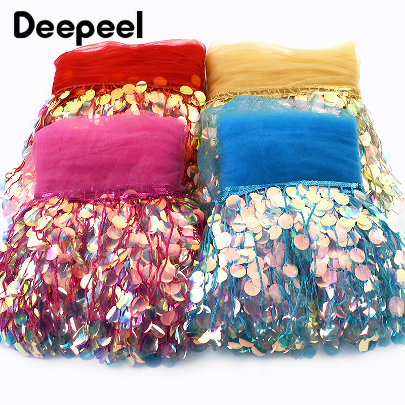 3Yards 17cm Beaded Sequins Tas - Beaded Trim Fringe incelemesi ve fiyatı