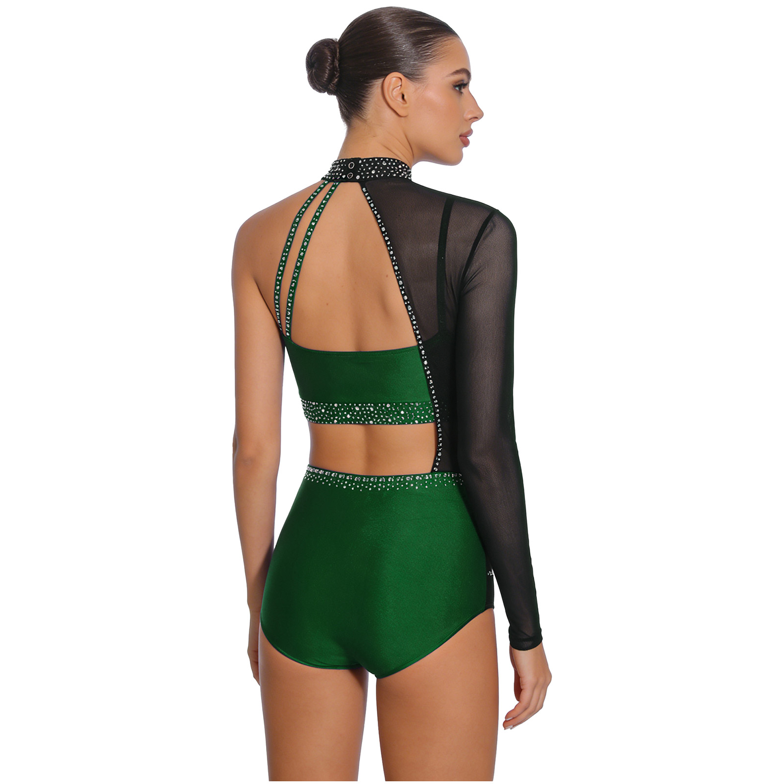 Elegant Womens Jazz Dance Gymn - Rhinestone Banding Trim incelemesi ve fiyatı