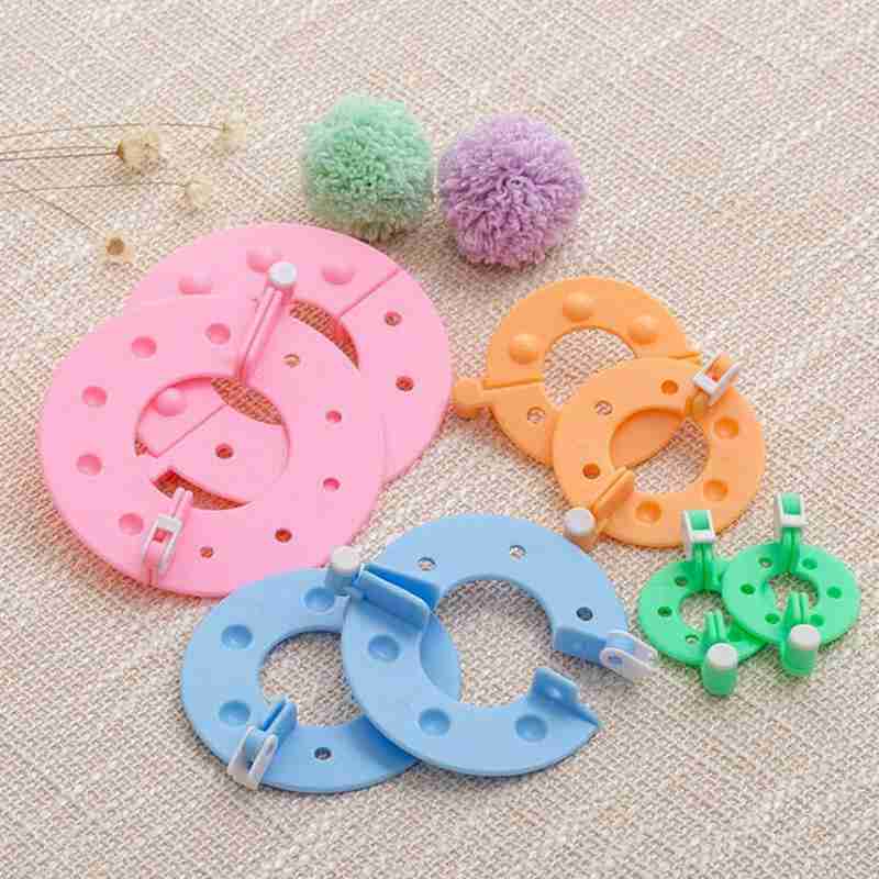 8Pcs 4 Sizes Plastic Pompom Ma - Pom Pom Maker Tool incelemesi ve fiyatı