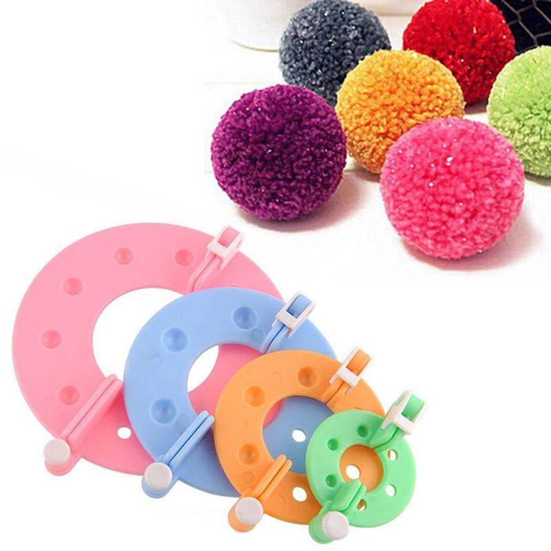 8Pcs 4 Sizes Plastic Pompom Ma - Pom Pom Maker Tool incelemesi ve fiyatı