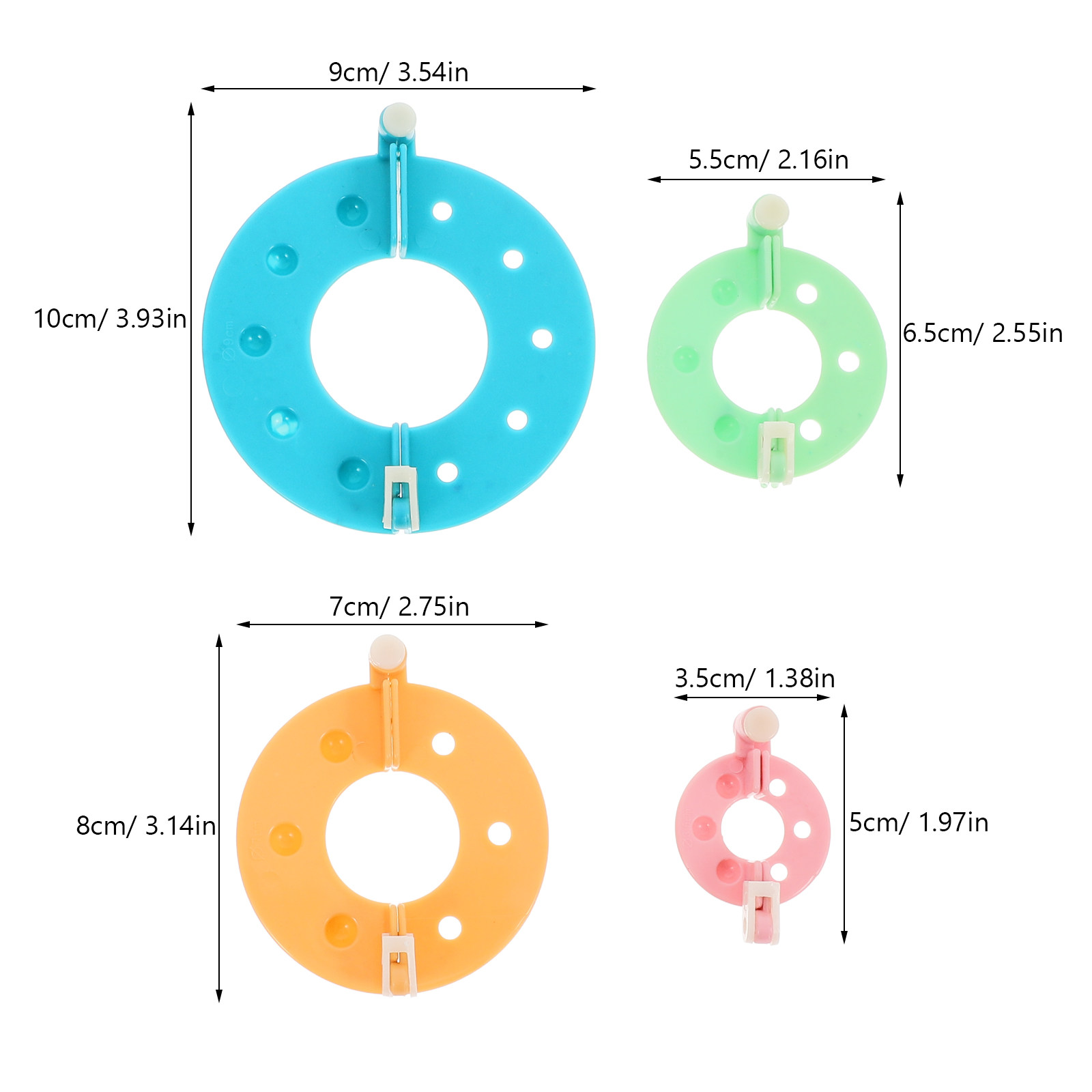 1Set Reusable Plastic Pompom M - Pom Pom Maker Tool incelemesi ve fiyatı
