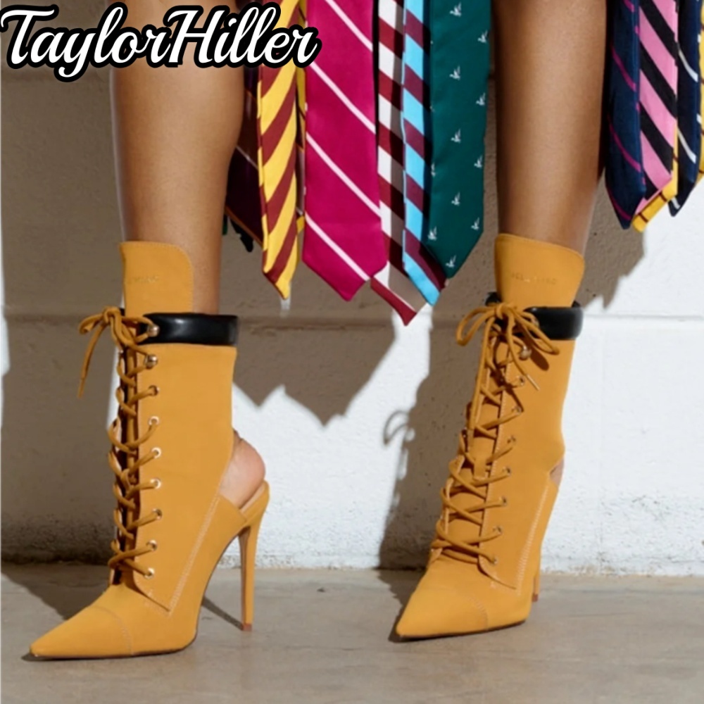 Gladiator Heels Patchwork Fron - Guipure Lace Panel incelemesi ve fiyatı