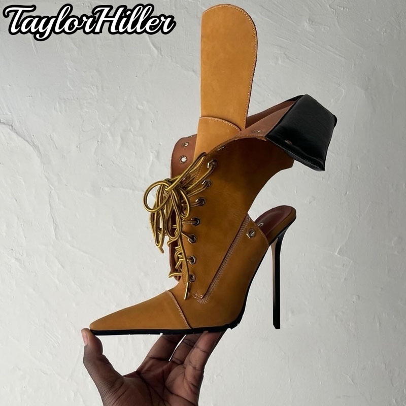 Gladiator Heels Patchwork Fron - Guipure Lace Panel incelemesi ve fiyatı