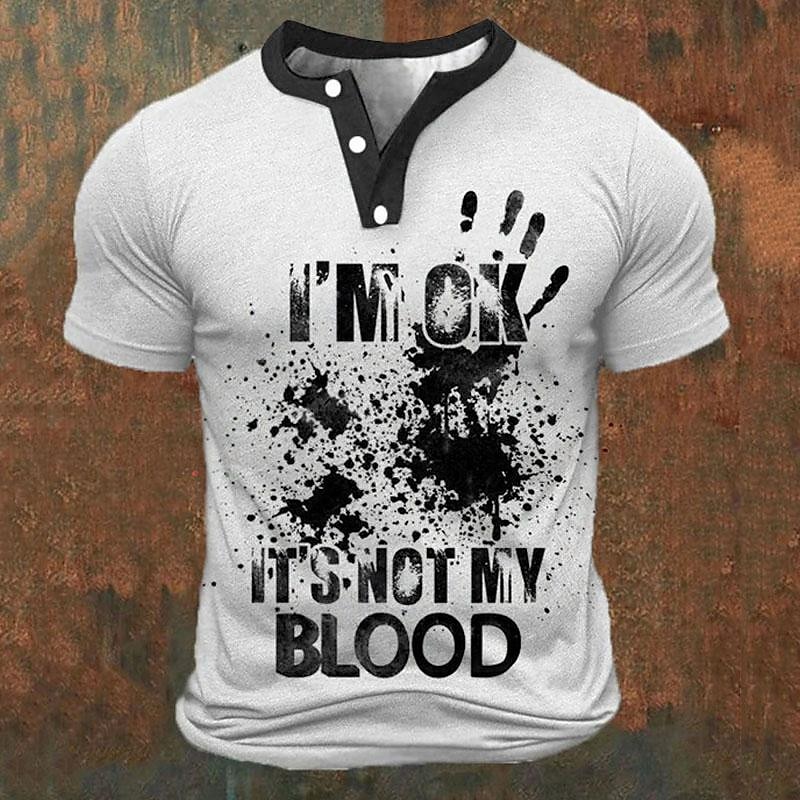 Funny 3D Letter Print Men's He - Embellish Knit incelemesi ve fiyatı