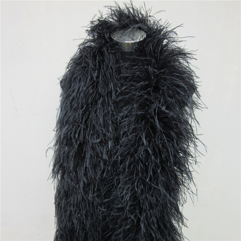 2 Meters 6 Layer White Natural - Feather Trim Marabou incelemesi ve fiyatı