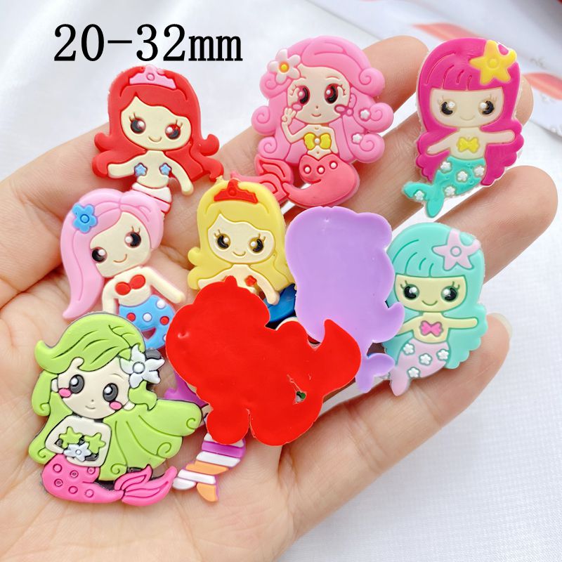 10pcs New Cute Cartoon Mermaid - Embellishment Glue Craft incelemesi ve fiyatı