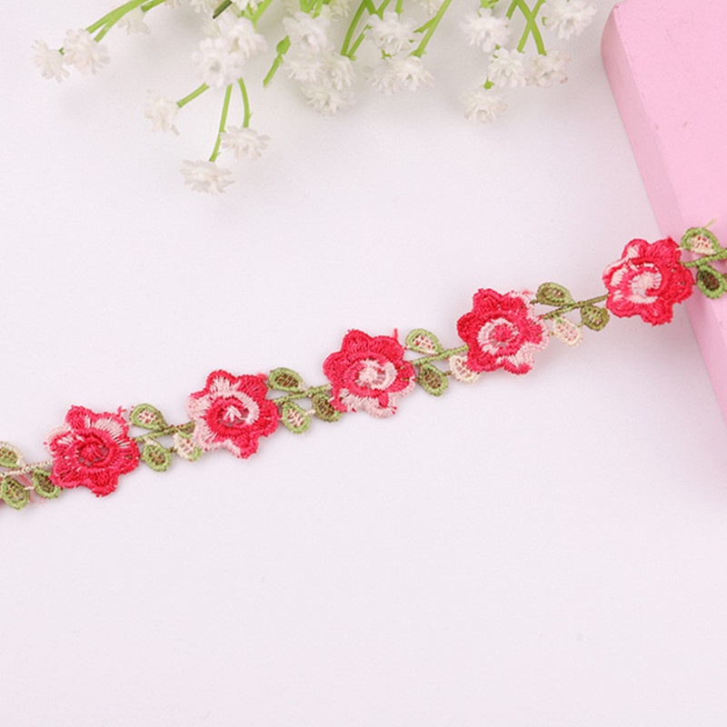 1/3/5Y Colorful Plum Bossom Fl - Lace Ribbon Trim incelemesi ve fiyatı