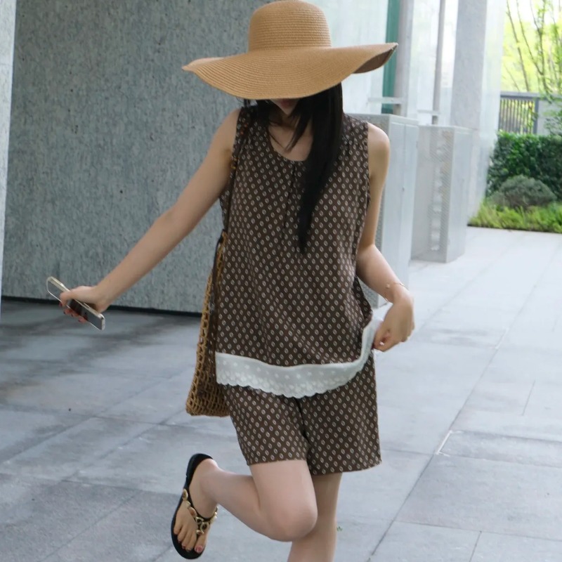 Women Sleeveless Lace Trim Lou - Elastic Lace Trim incelemesi ve fiyatı